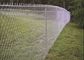 Le PVC de barrière de maillon de chaîne de mesure du court de tennis 10 a enduit ISO1461 provisoire