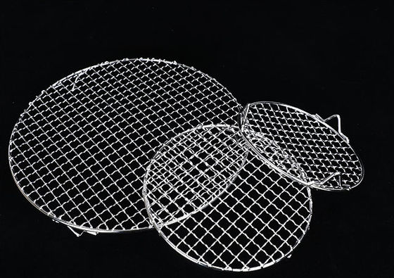 Grille de cuisson en fil d'acier inoxydable ondulé 304 316 430 de qualité alimentaire