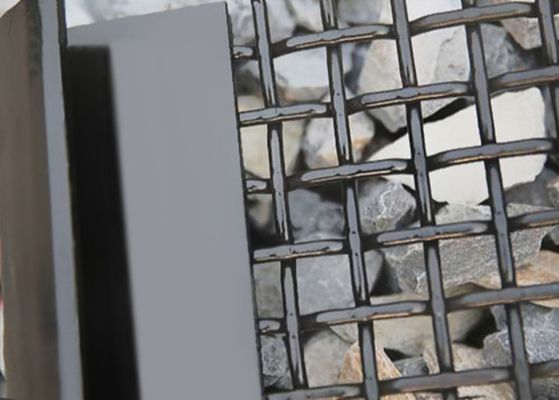 65Mn de treillis métalliques en acier au carbone pour écran de concasseur