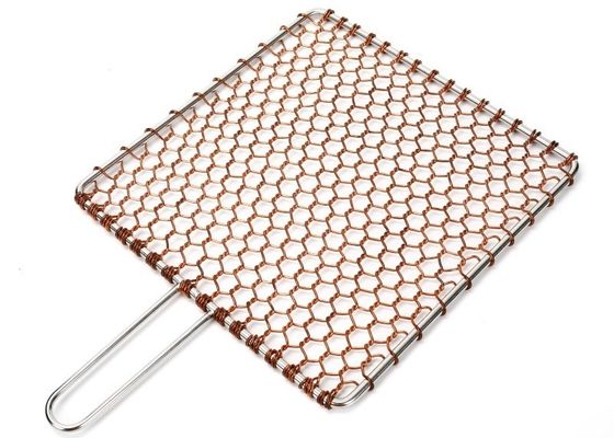 Panier grillagé en acier inoxydable 316 pour griller du poisson