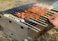 Le feu galvanisé Pit Grill Velp de camping de gril de BARBECUE de Mesh For en métal de poissons de rôti de fil