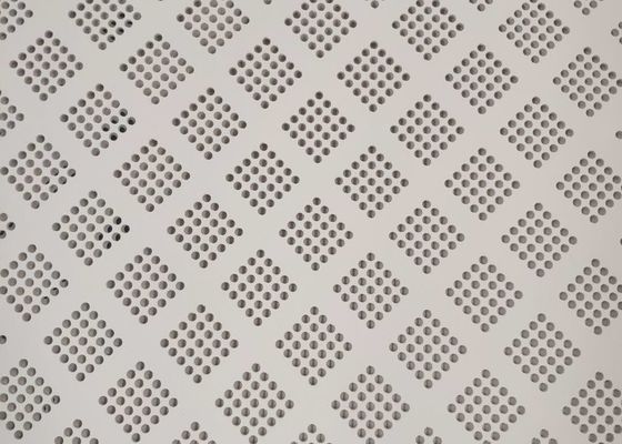 Carreaux de plafond perforés galvanisés électriques 2x2 revêtus de PVDF