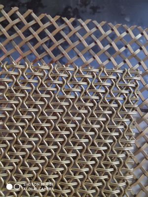 Écran architectural en treillis métallique tissé décoratif en acier inoxydable 1 mm