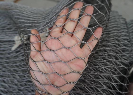 Maille de câble en acier inoxydable 316L 2x2 3x3 Tissée à la main