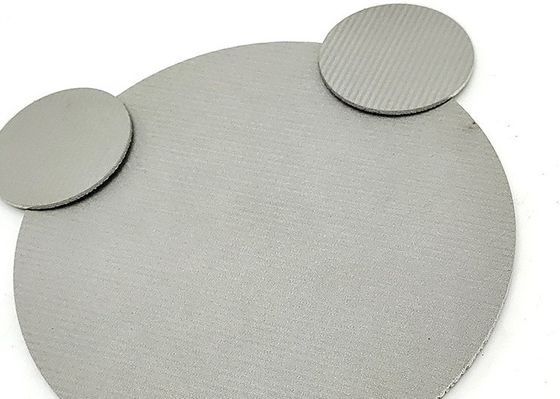 Filtre en maille frittée en acier inoxydable 0,5um 5um 20um Taille des pores