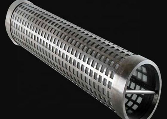 Tubes filtrantes perforées en acier inoxydable sur mesure avec poignée