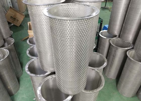 Tubes filtrantes perforées en acier inoxydable sur mesure avec poignée