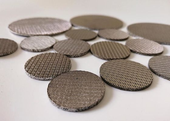 Filtre en acier inoxydable sintré à 1 micron 304 316L 0,5-200um