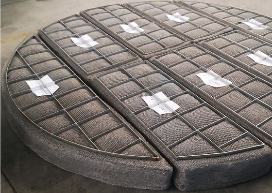 Trou de Mesh Demister Pad 2*3mm 4*6mm du fil SUS316 pour le filtre liquide de gaz