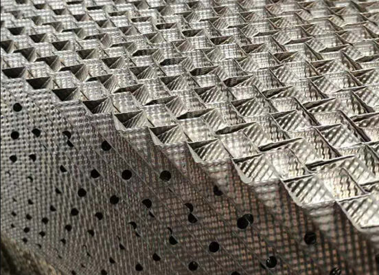 304 316 Maillage de fil d'emballage structuré tissé en acier inoxydable 800x150 mm