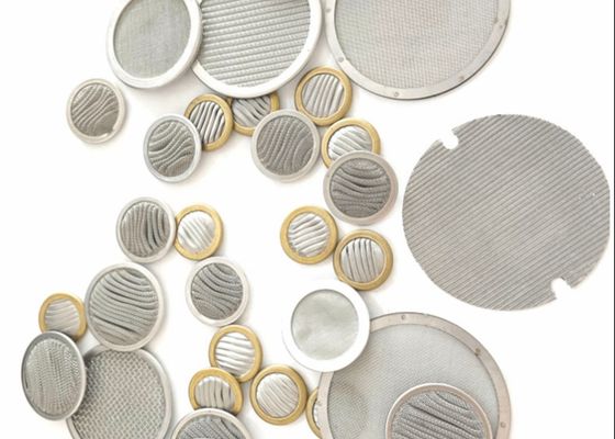 Disque d'écran de filtrage en treillis en acier inoxydable de 20 microns