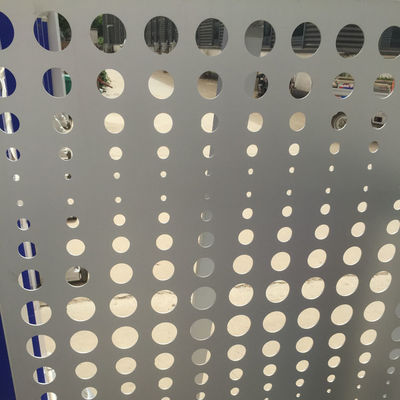 Panneau de décoration en aluminium perforé 1000x2000 mm Épaisseur 0,3 mm