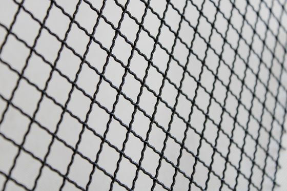 Treillis métallique tissé, serti et verrouillé en acier inoxydable 316L pour l'architecture