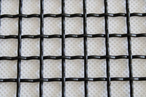 Treillis métallique tissé, serti et verrouillé en acier inoxydable 316L pour l'architecture