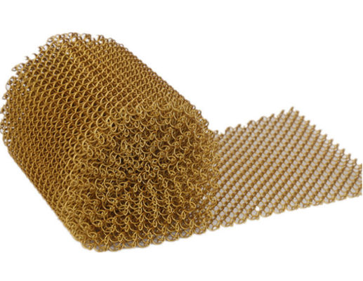 Métal Mesh For Fireplace décoratif de rideau en maillon de chaîne de personnalisation