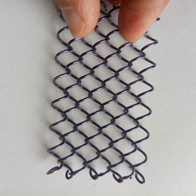Draperies de bobine en maille d'aluminium architecturale pour séparateur de rideau de cloison