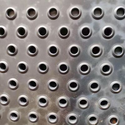 Planche de caillebotis de sécurité perforée en aluminium et acier inoxydable