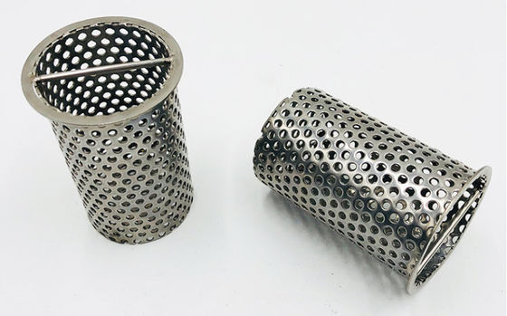 Tubes filtrantes perforées en acier inoxydable 304 316L pour la filtration industrielle