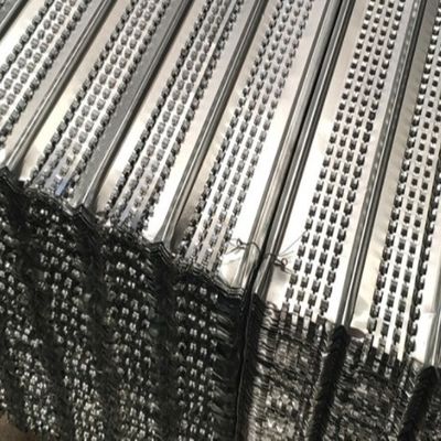 Tôle déployée en acier galvanisé à nervures hautes 450mm x 2200mm Coffrage permanent