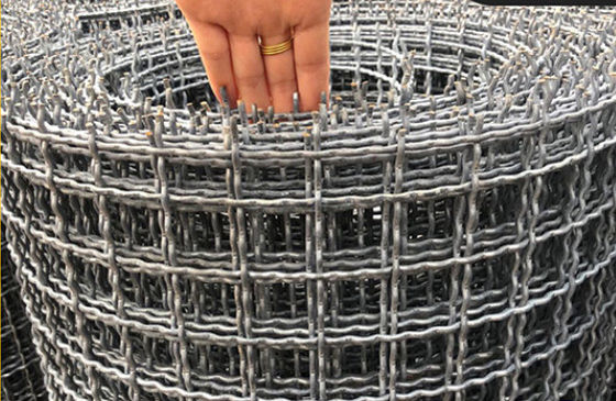Écran vibrant à treillis en fil d'acier tressé à 5 mm avec crochets
