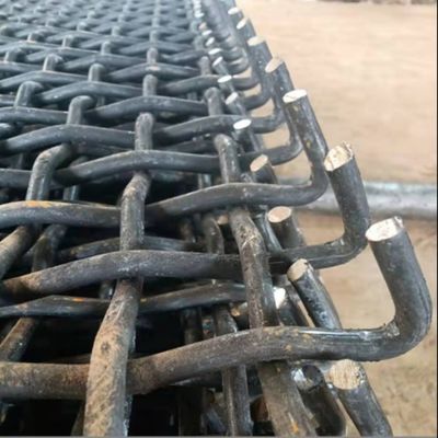 65mn vibrant a accroché l'exploitation tissée sertie par replis de Mesh Screens For Quarry And de fil