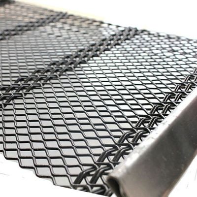 L'écran de vibration simple a serti par replis le grillage tissé 5mm avec des crochets
