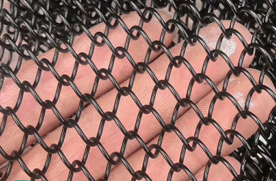 Métal architectural Mesh With Gold Color de balcon de conception moderne