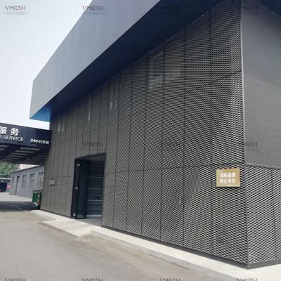Maille augmentée par plaque d'acier inoxydable extérieure décorative en métal de feuillard