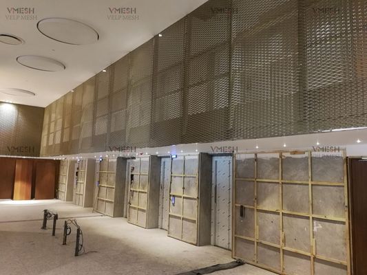 Matériaux de construction métalliques aluminium Tôle déployée façades de revêtement mural