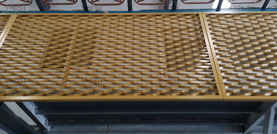métal augmenté 2mm en aluminium Mesh Ceiling Customized Services de 1.5mm