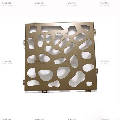Le métal perforé architectural de mur extérieur lambrisse le revêtement en aluminium de façade