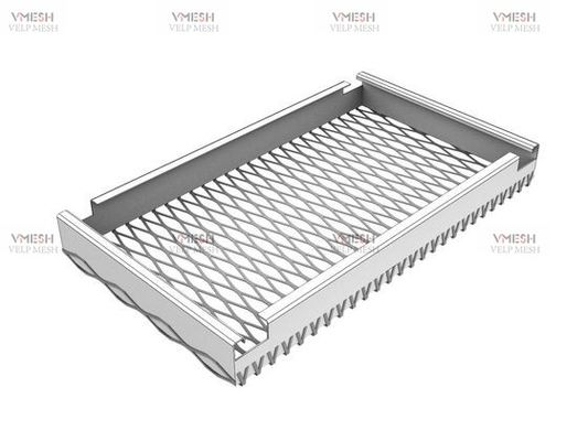 Le panneau augmenté a suspendu le plafond en aluminium en métal pour le centre commercial