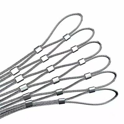 L'olive flexible Inox câblent la maille solides solubles 304 de câble métallique d'acier inoxydable 316