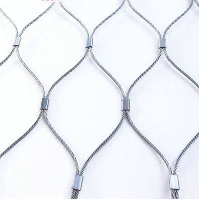 L'animal de zoo met en cage le câble métallique protecteur d'acier inoxydable Mesh Anti Corrosion