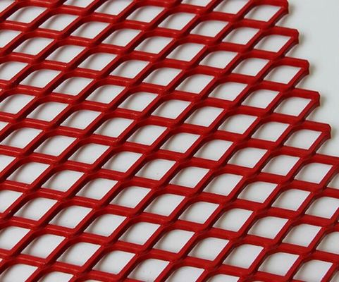 Mesh métallique perforé en poudre enduit d'aluminium pour la décoration de murs extérieurs
