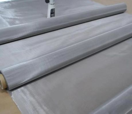 largeur 300 de 1m acier inoxydable Mesh Sheet Plain Dutch Weave de 400 microns pour le pétrole