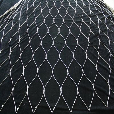 Facilité d'installation Réseau flexible en acier inoxydable de 2 mm pour les animaux du zoo