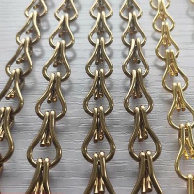 Rideaux en alliage de chaîne en aluminium utilisés pour les moustiquaires à chaîne décoratives