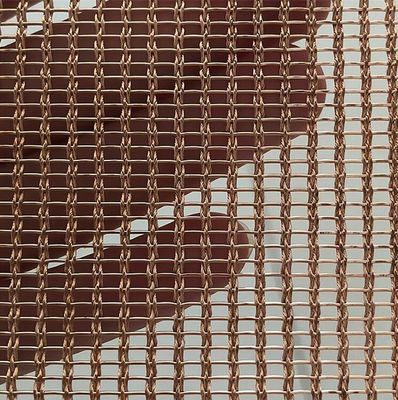Mesh métallique architectural décoratif pour une protection efficace contre les chutes