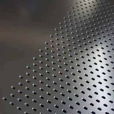 Plaque perforée en acier inoxydable en aluminium revêtu de poudre pour façade architecturale