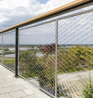 Réseau de câbles souples de câbles en acier inoxydable filet de câbles de fil de balustrade filet de garde-corps de protection filet de câbles