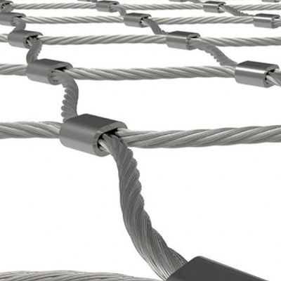 316 Maillage de câbles de sécurité en acier inoxydable pour garde-corps