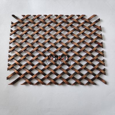 Maille métallique tissée en acier inoxydable de 1 mm à 4 mm pour l'architecture décorative, personnalisée