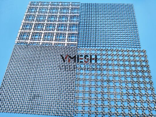 Maille architecturale anodisée enduite par poudre faite sur commande sertie par replis de maille en métal tissée pour la balustrade d'escalier