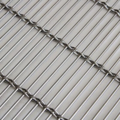Grillage en acier inoxydable haute résistance à revêtement en poudre, diamètre de fil personnalisé, pour la décoration architecturale