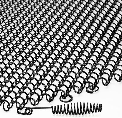 24 pouces de largeur rideau en maille de chaîne en acier inoxydable coloré pour cheminée