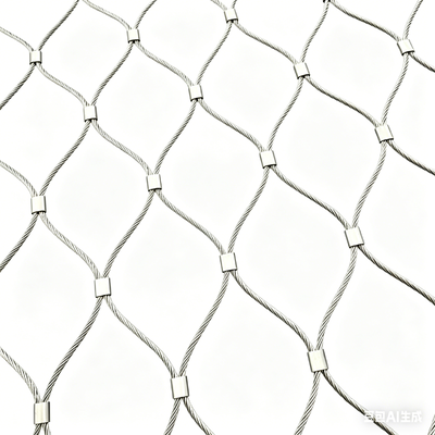 Stainless Steel Wire Rope Mesh for Equipment Safety Guard Mechanical Isolation