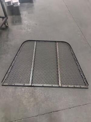 Couche de fenêtre en métal en maille étendue en poudre, personnalisable pour la sécurité