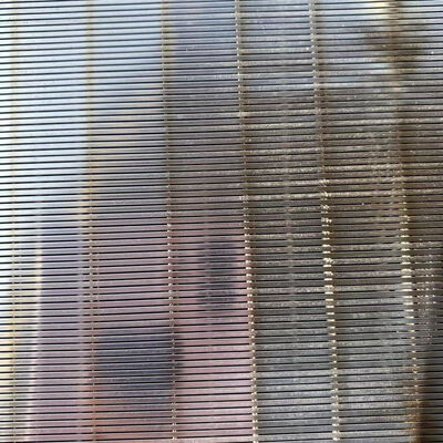 Maille en forme de V de filtre de Johnson d'écran de grillage de cale d'acier inoxydable 304