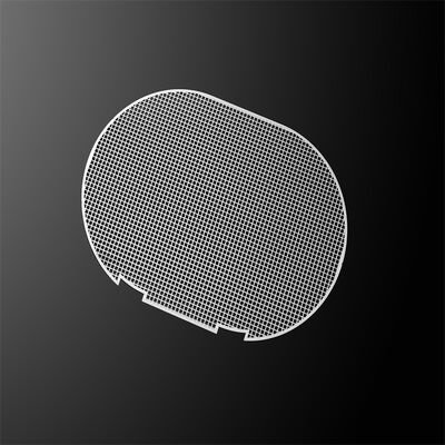 Filtre en maille métallique gravée à trous ronds en acier inoxydable 304 316 pour filtration de fluides